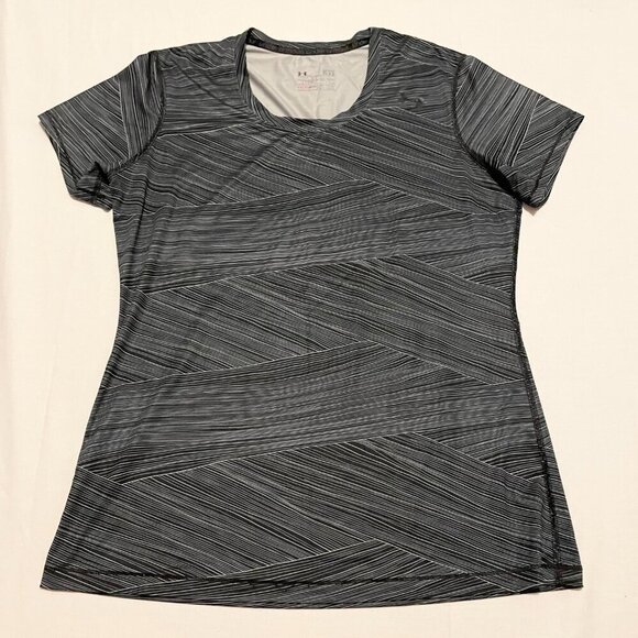 Under Armour Womens Shirt Size Large Heatgear Fitted Tshirt - Picture 1 of 16